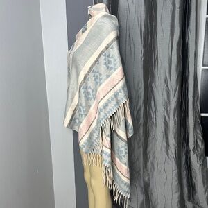 Cashmere Blue and pink scarf.